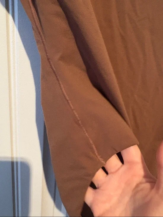 SKIMS Chocolate Brown Short Sleeve Bodysuit - Picture 4 of 5